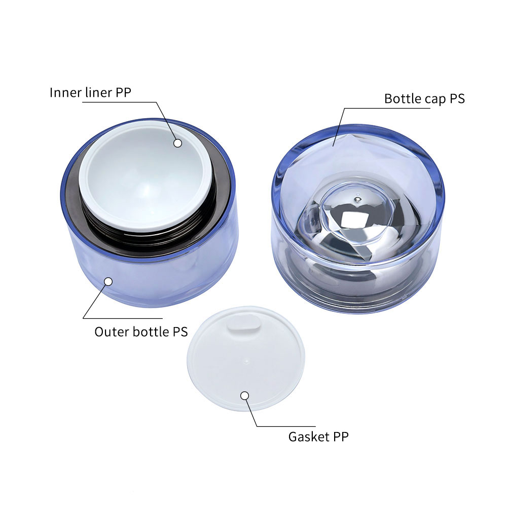 CYLINDRICAL PLASTIC CREAM JAR CYLINDRICAL PLASTIC CREAM JAR