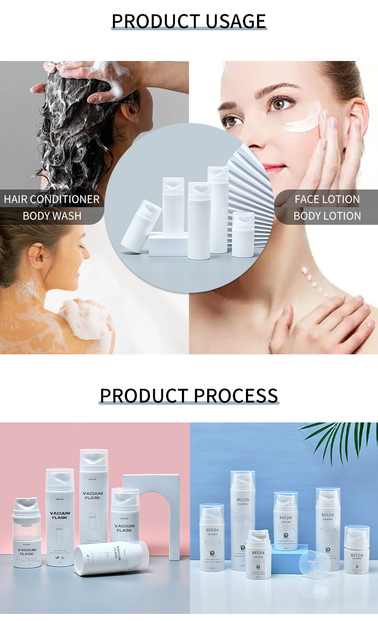 PP Plastic Airless Pump Bottle PP Plastic Airless Pump Bottle