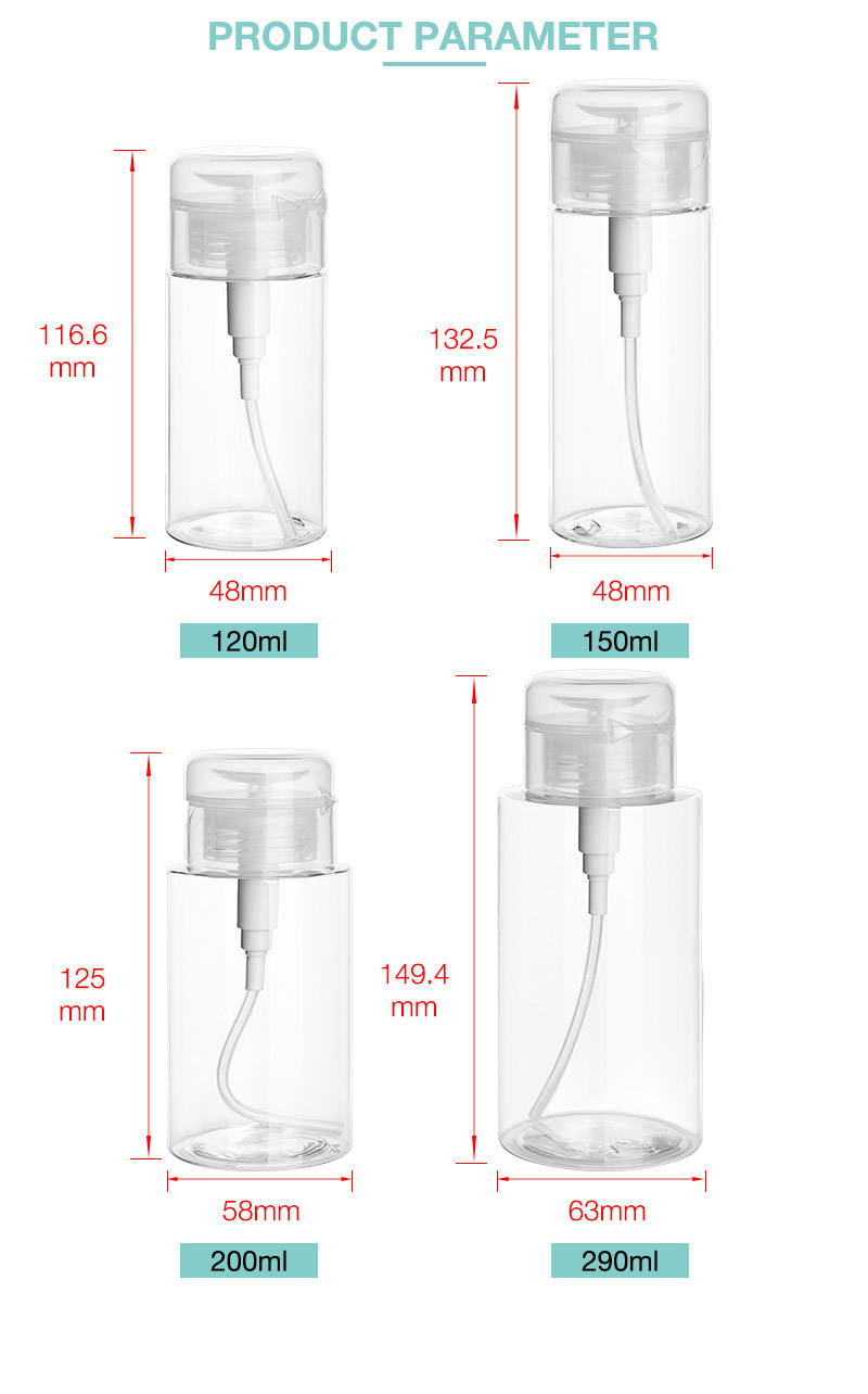 plastic toner makeup remover bottle plastic toner makeup remover bottle