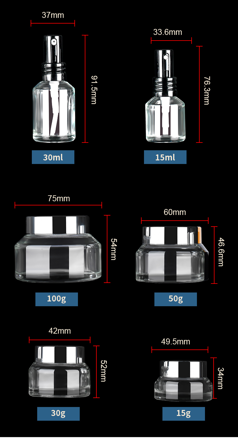 Custom Cosmetic Slant Shoulder Glass Bottle Custom Cosmetic Slant Shoulder Glass Bottle