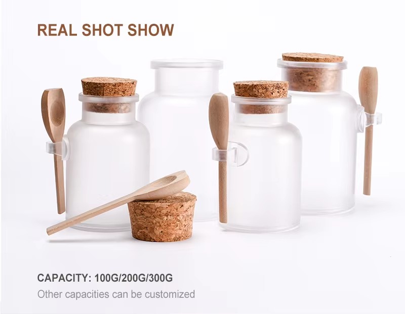 frosted plastic bath salt bottle 15frosted plastic bath salt bottle