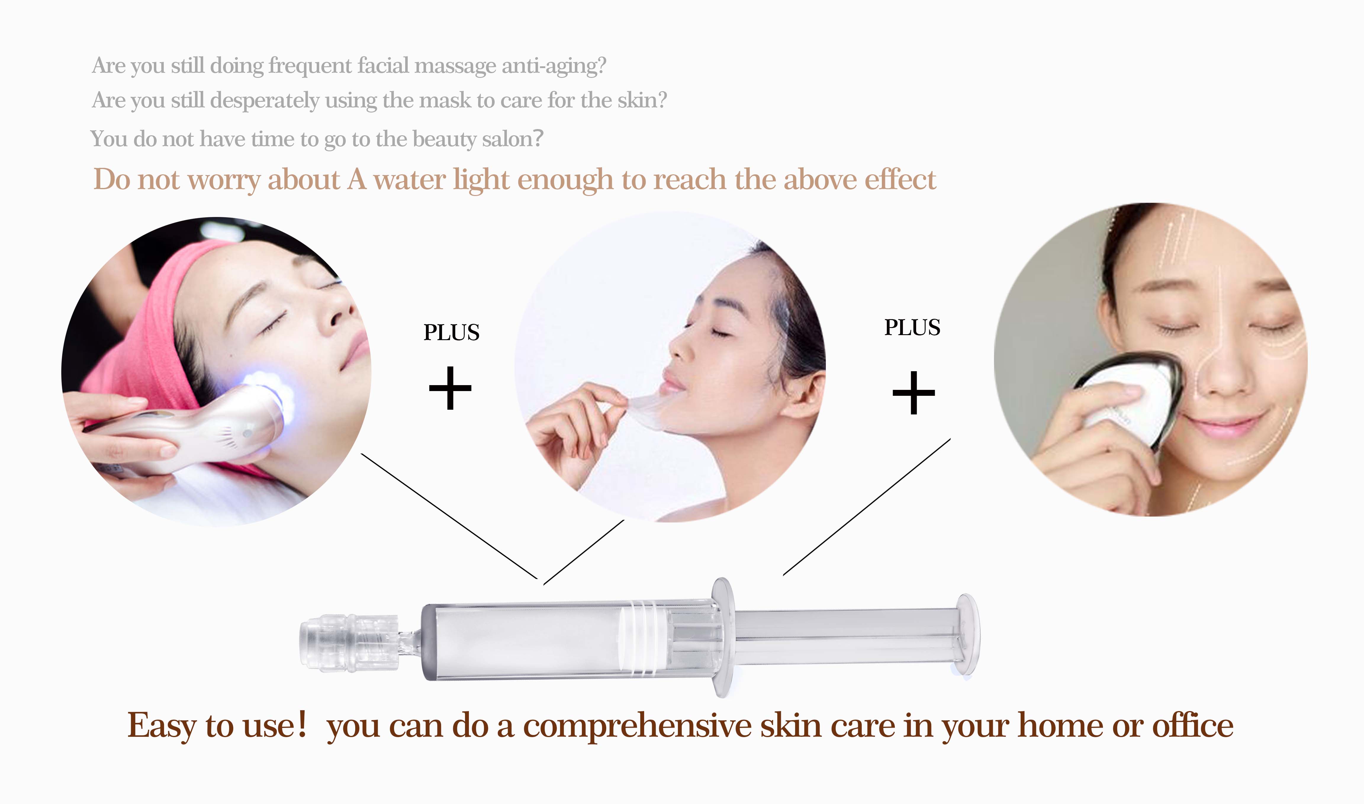 Empty Cosmetic Syringe Bottle Empty Cosmetic Syringe Bottle