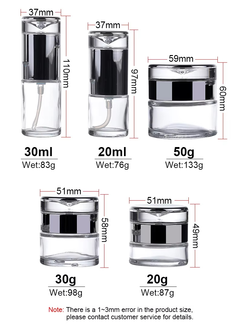 Wholesale Glass Cosmetic Containers Wholesale Glass Cosmetic Containers