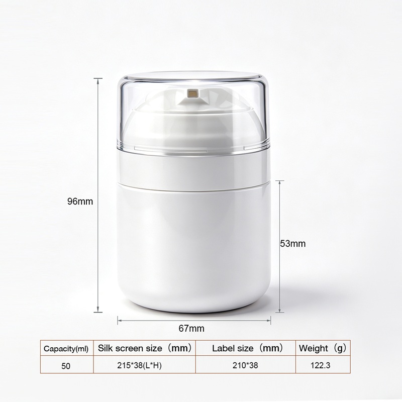 Airless Pump Cosmetic Cream Jar Airless Pump Cosmetic Cream Jar