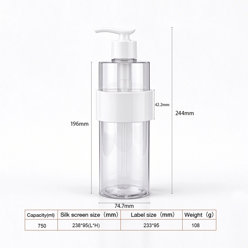 750ml Plastic Pump Bottle 750ml Plastic Pump Bottle