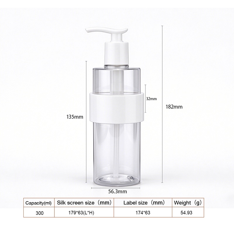 300ml Plastic Pump Bottle 300ml Plastic Pump Bottle