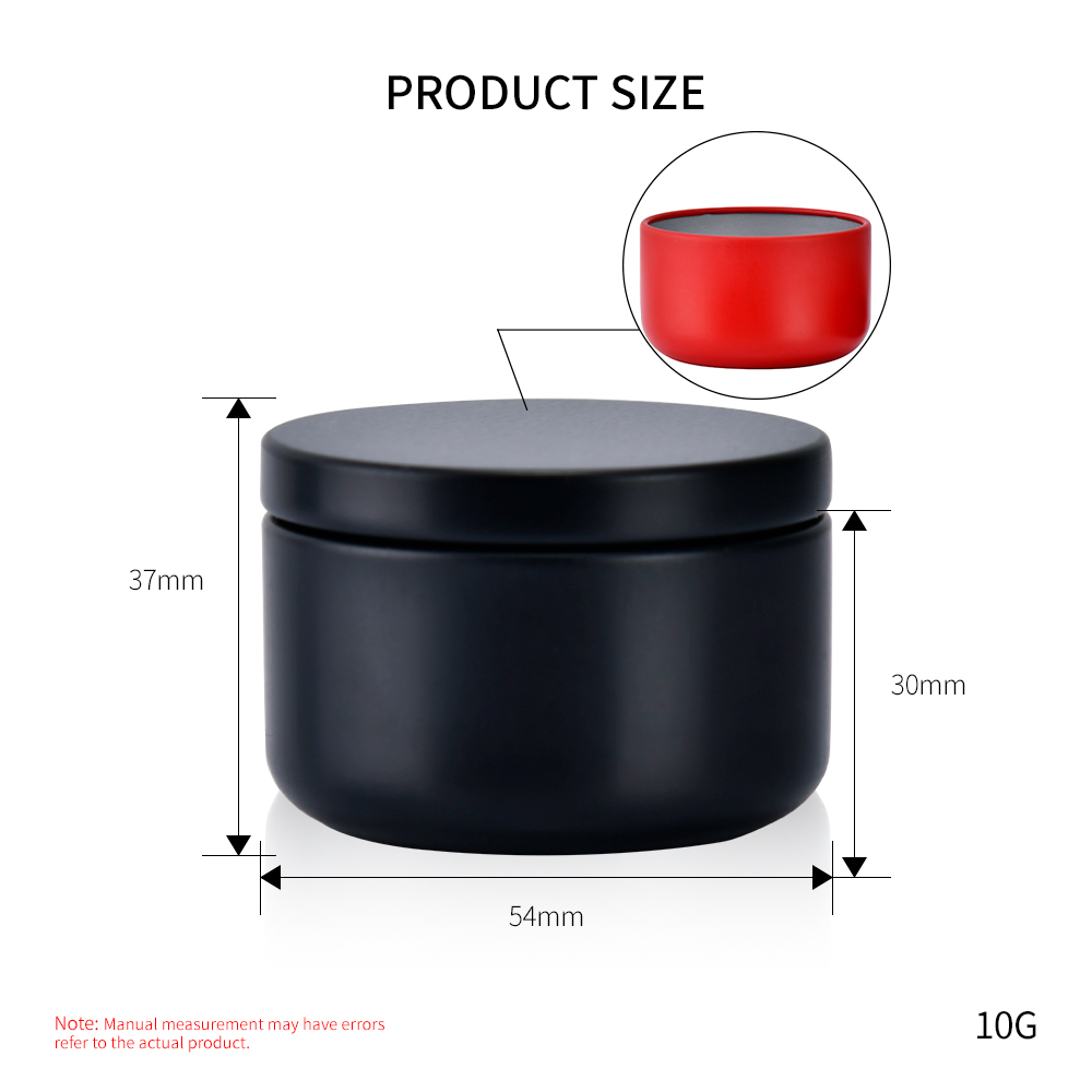 empty storage pot 10g cream metal aluminum tin empty storage pot 10g cream metal aluminum tin