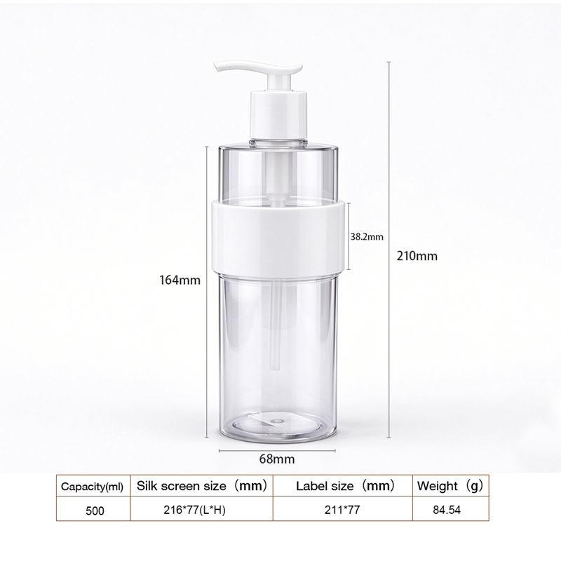 500ml Plastic Pump Bottle 500ml Plastic Pump Bottle