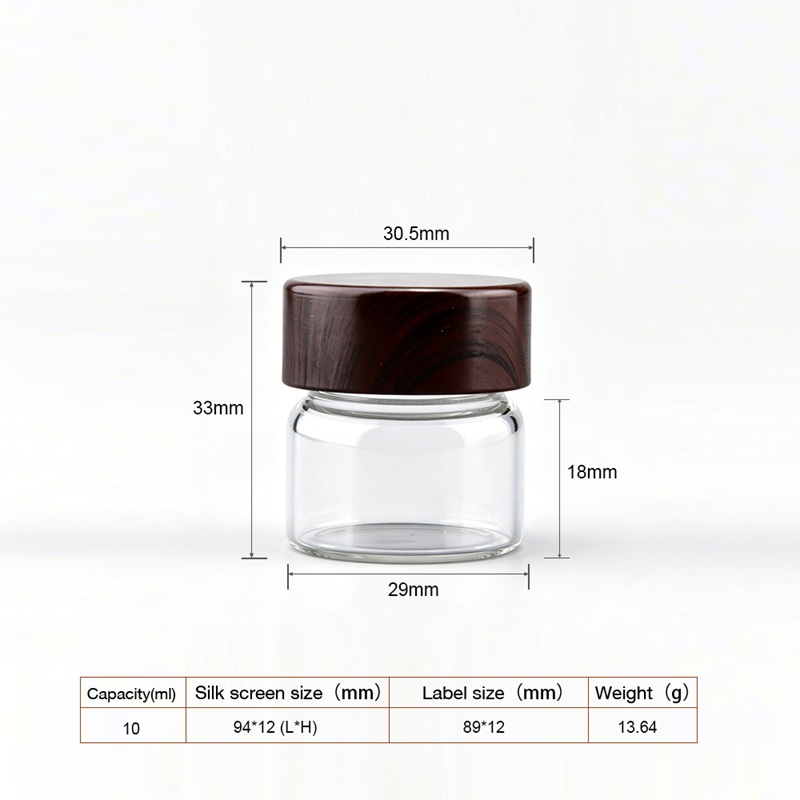 Food Grade Glass Kitchen Sealed Jar 10ml Food Grade Glass Kitchen Sealed Jar