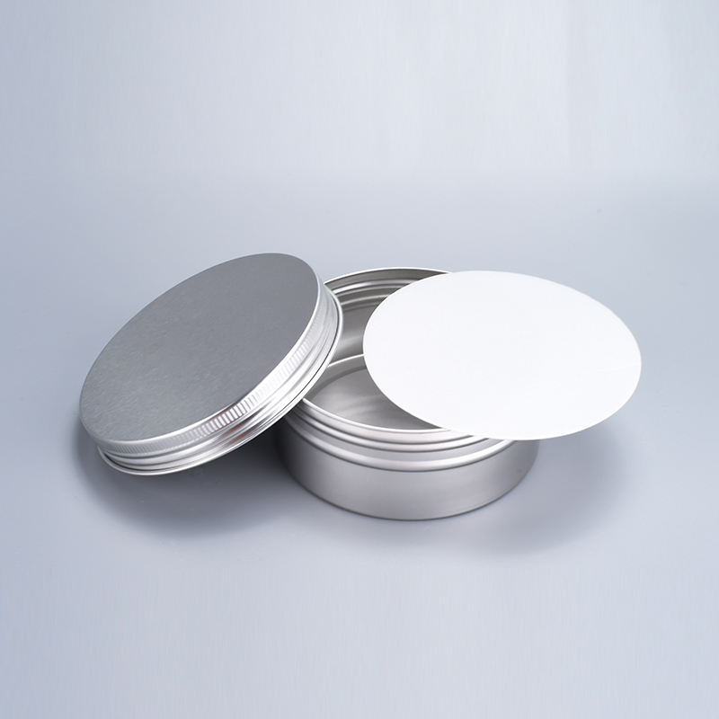 Window Available Food Storage Tin Tanks 25ml 30ml 50ml 60ml 80ml 100ml 150ml Cosmetic Cream Metal Aluminum Jar for Candle