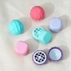 7ml Sphere Round Containers Screw Cap Lipstick Tube Empty Ball Shape Plastic Deodorant Chapstick Lipstick Lip Balm Jar With Lid