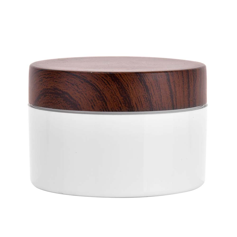 Wholesale Empty Cosmetic Container 50g 100g 150g 250g Double Layer Thick Wall White pp Plastic Body Butter Cream Scrub Jar