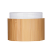 Environmental Cream Cosmetic Jar 5g 15g 30g 50g 100g Bamboo Wooden Container Jar with Inner Plastic