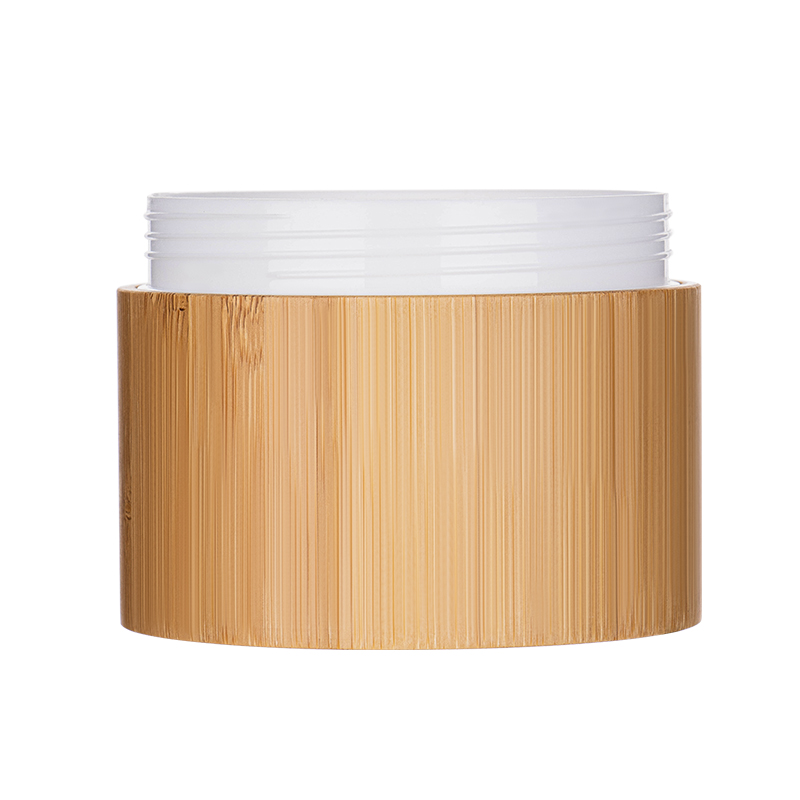 Environmental Cream Cosmetic Jar 5g 15g 30g 50g 100g Bamboo Wooden Container Jar with Inner Plastic