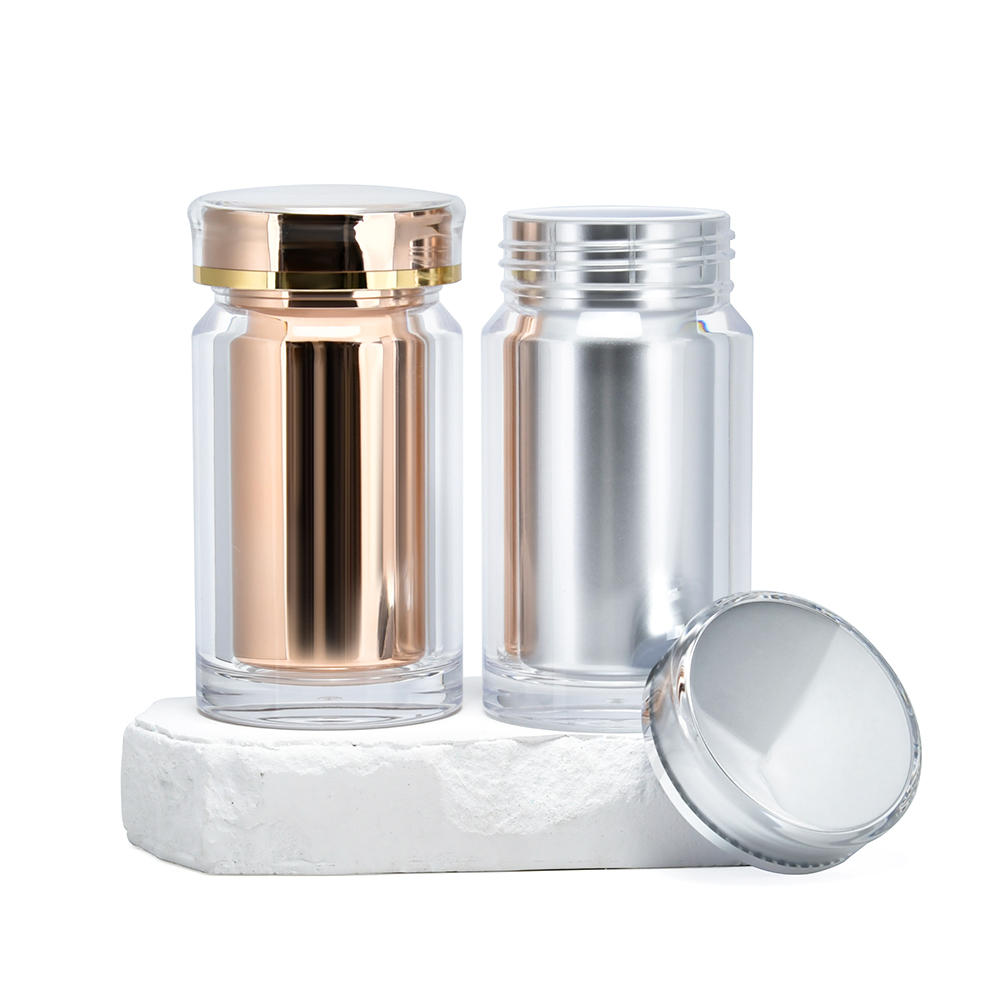 100ml Custom Plastic Supplement Container Matte Plastic Bottle for Pill Capsule Vitamin Medical Candy