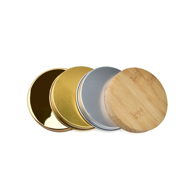 Pet Wide Mouth Plastic Jar With Plastic Bamboo Wooden Cap