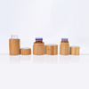 Eco-friendly Custom Cosmetic Containers 5ml 50ml 150ml 250ml Cosmetic Containers Body Lotion Oil Body Scrub Bamboo Storage Jar