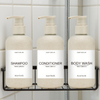 250ml Wheat Straw Biodegradable modern shower soap cream Shampoo lotion pump plastic bottles
