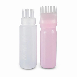 Hair Oil Comb Applicator Bottle 