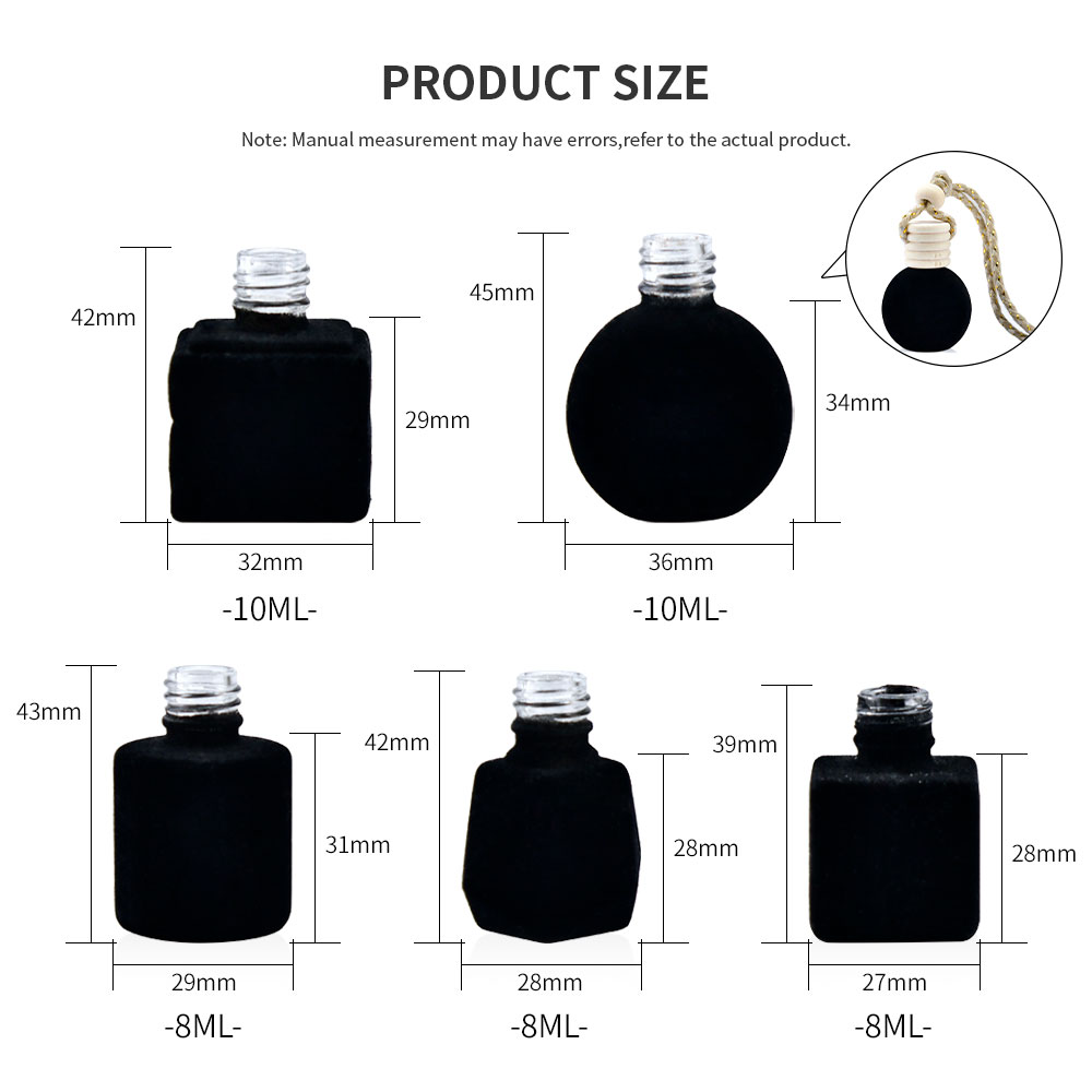 Suede Car Perfume Bottle