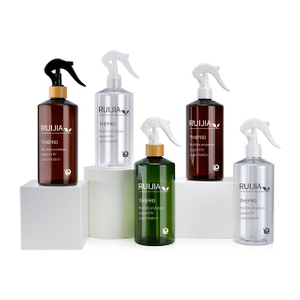 100ml 300ml Room Spray Mist Bottle PET Slanted Shoulder Nozzles Trigger PET Hair Salon Tools Cosmetic Toner Plastic Spray Bottle