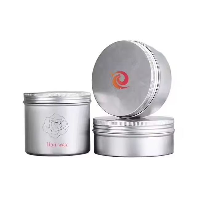 Silver Aluminum Cosmetic Tin Jar for Cream