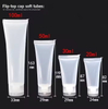 5g 10g 15g 30g 50g 100g Empty Screw Flip Top Clear Plastic Soft Tube 30ml Capacity Squeeze Lipstick Facial Cleanser Cream