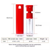 10ml Refillable Pocket Square Glass Perfume Bottle Portable Perfume Spray Bottle