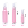 Cosmetic Packaging Macaron Color Red Yellow Sky Blue 10ml 30ml 50ml 100ml pink Plastic Spray Bottle