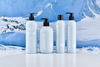 Green HDPE 200ml 260ml 300ml 400ml 16oz Soft Cosmetic Packaging Body Lotion Plastic Shampoo Bottle Conditioner Container