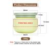 Empty Skin Care Cream Body Scrub Shampoo Conditioner Cosmetic Container 8oz 250ml Frosted Green Brown Plastic Jar Pots