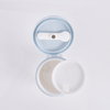 High Quality Body Scrub Facial Mask Container 100g 150g Plastic PP White Cosmetic Cream Jar with Spoon