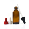 1oz 2oz 4oz Boston Round 60ml 120ml clear Blue Green Euro 30ml Amber blue green black clear Glass Dropper Bottle