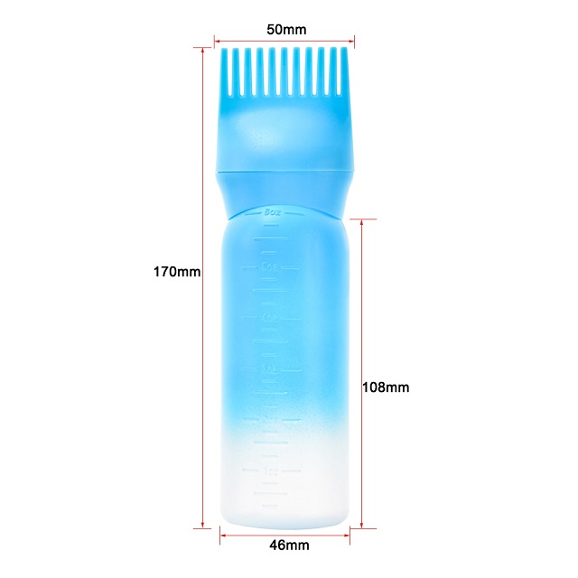 Hair Oil Comb Applicator Bottle