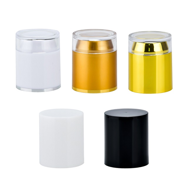 Frosted clear Glass Bottle With Pump
