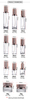 Luxury Design Custom 20ml 50ml 100ml 120ml Cylinder Glass Lotion Serum Essence Pump Bottle 30g 50g Glass Face Cream Jar