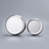 Wholesale Custom Packaging Metal Storage Container 10g 30g 50g Silver Aluminum Cosmetic Tin Jar for Cream