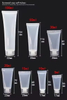 5g 10g 15g 30g 50g 100g Empty Screw Flip Top Clear Plastic Soft Tube 30ml Capacity Squeeze Lipstick Facial Cleanser Cream
