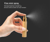 Luxury Perfume Bottle 5ml 8ml 10ml Refillable Bamboo Perfume Bottles with Plastic Glass Inner