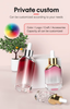 Skincare Cosmetic Package Olive Hair Oil Glass Bottle 15ml 30ml 50ml Oval Glass Dropper Bottle with Gold Sliver Dropper