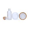 Glass Dropper Bottles and Glass Jar with Bamboo Lid