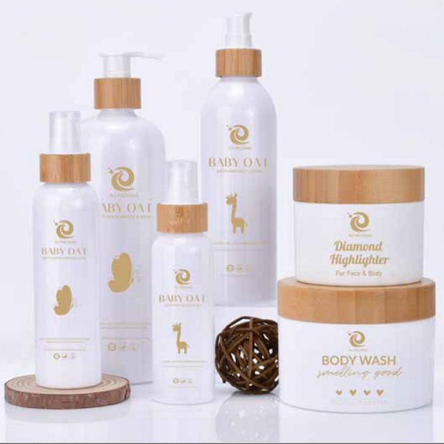 Bamboo Cosmetic Packaging Set
