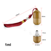 Chinese Style 1ml 2ml 5ml Bamboo Essential Oil Roller on Bottle Repackaging Empty Perfume Bottle with Tassel