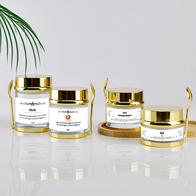 Glass Face Cream Jar