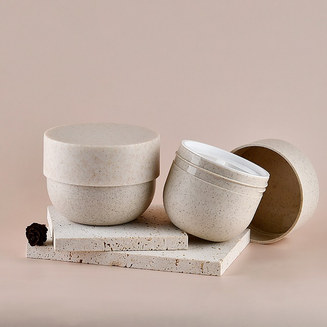 Eco Friendly Wheat Straw Cosmetic Containers