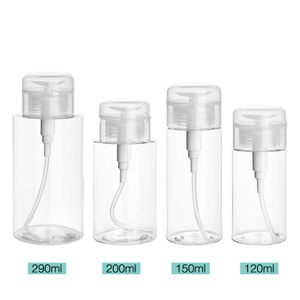 plastic toner makeup remover bottle