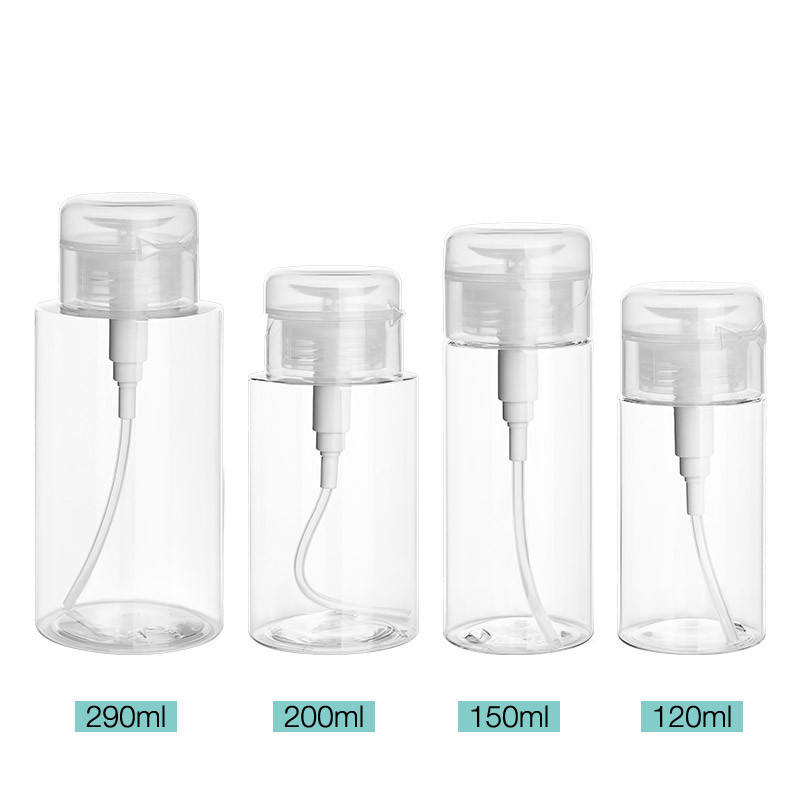plastic toner makeup remover bottle