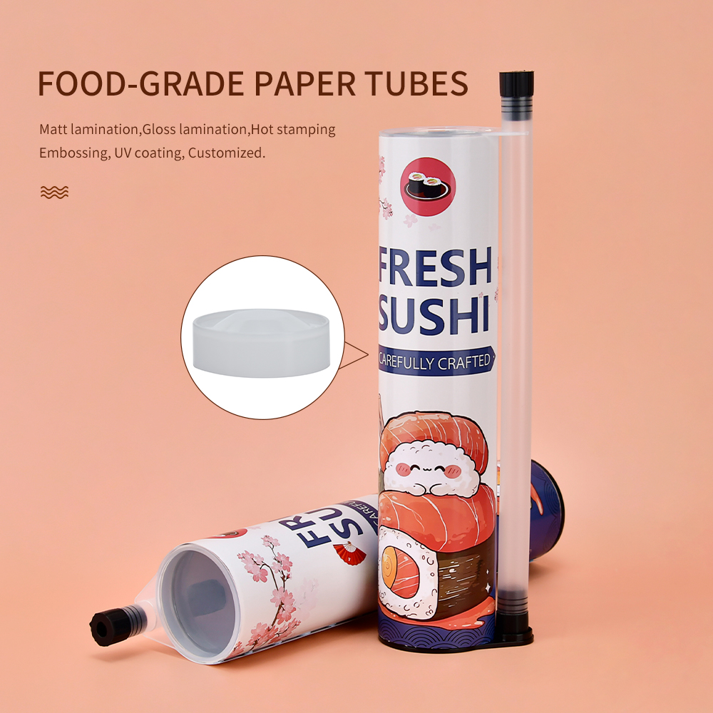 FOOD-GRADE PAPER TUBES