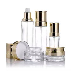 Toner Serum Skin Care 20ml 30ml 40ml 50ml 60ml 80ml 100ml 120ml clear Glass Bottle for Cosmetic Packaging