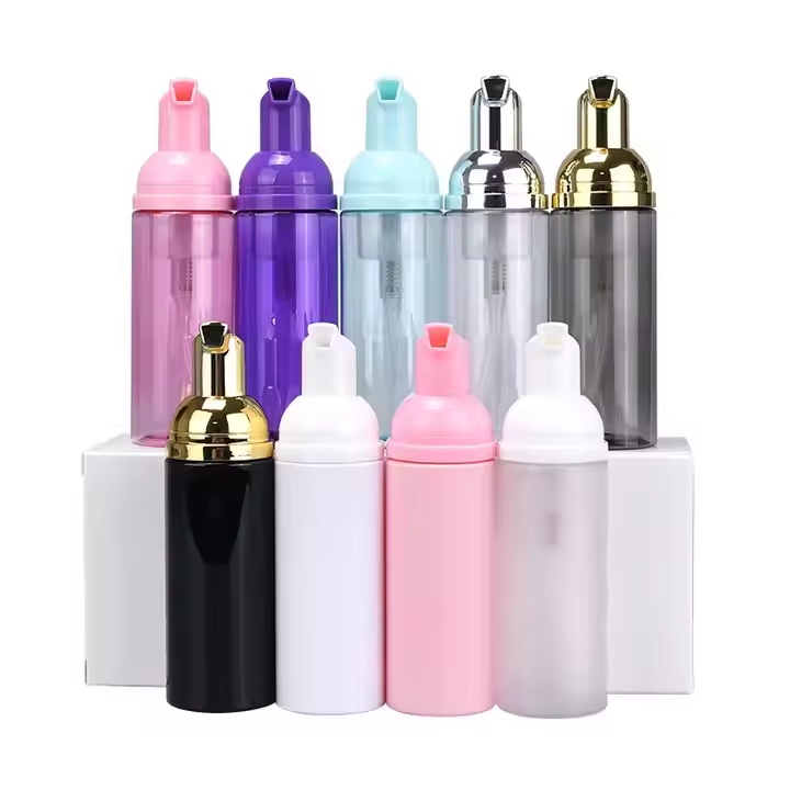 Empty 30ml 150ml 300ml Travel Lash Facial Cleanser Shampoo Hand Liquid Soap Dispenser Mousse Pump Foam Bottle